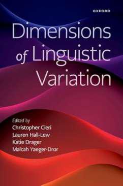Dimensions of Linguistic Variation
