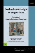 tudes de smantique et pragmatique en synchronie et diachronie