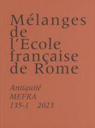 Mlanges de l'cole franaise de Rome. Antiquit, 135-1