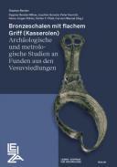 Bronzeschalen mit flachem horizontalem Griff (