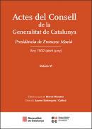 Actes del Consell de la Generalitat de Catalunya, 6