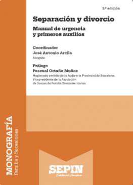 Separaci&oacute;n y divorcio