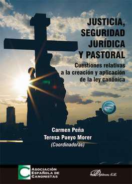 Justicia, seguridad jurdica y pastoral