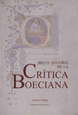 Breve historia de la crtica boeciana