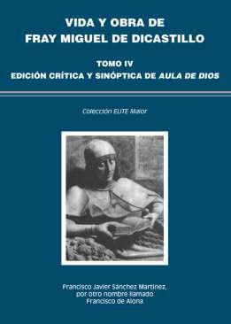 Vida y obra de Fray Miguel de Dicastillo, 4