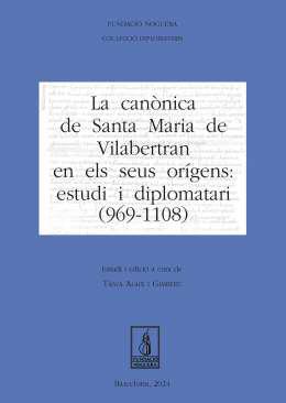La cannica de Santa Maria de Vilabertran en els seus orgens