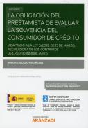 La obligacin del prestamista de evaluar la solvencia del consumidor de crdito