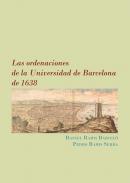 Las ordenaciones de la Universidad de Barcelona de 1638