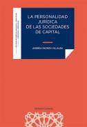 La personalidad jurdica de las sociedades de capital