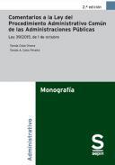 Comentarios a la Ley del Procedimiento Administrativo Comn de las Administraciones Pblicas