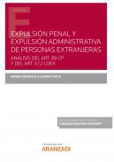 Expulsin penal y expulsin administrativa de personas extranjeras