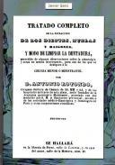 Tratado completo de la estraccin de los dientes, muelas y raigones