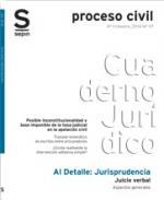 Juicio verbal.