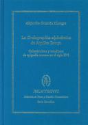 La Orthographia alphabetica de Aquiles Estao