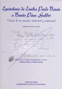 Epistolario de Emilia Pardo Bazn a Benito Prez Galds