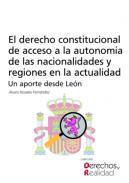 El derecho constitucional de acceso a la autonoma de las nacionalidades y regiones en la actualidad