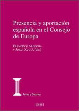 Presencia y aportacin espaola en el Consejo de Europa