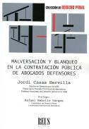 Malversacin y blanqueo en la contratacin pblica de abogados defensores