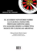 El acuerdo novatorio sobre la clusula suelo del prstamo hipotecario