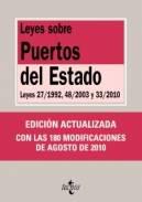 Leyes sobre puertos del Estado