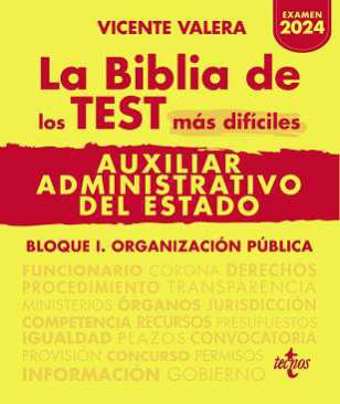 La biblia de los test ms difciles de Auxiliar Administrativo del Estado