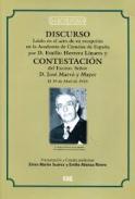 Discurso Ledo en el acto de su recepcin en la Academa de Ciencias de Espaa por D. Emilio Herrera Linares y contestacin del Excmo. Seor D. Jos Marv y Mayer. El 19 de abril de 1933.