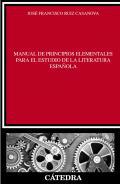 Manual de principios elementales para el estudio de la literatura espaola
