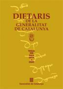Dietaris de la Generalitat de Catalunya, 8