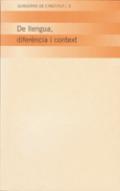 De llengua, diferncia i context