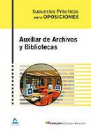 Auxiliar de archivos y bibliotecas