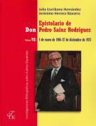 Epistolario de don Pedro Sainz Rodrguez, 7