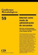 Internet como modo de administracin de encuestas