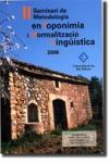 II seminari de metodologia en toponmia i normalitzaci lingstica