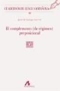 El complemento (de rgimen) preposicional