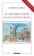 El arcoris viene en un Toyota rojo