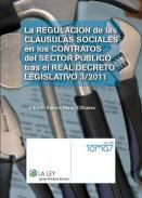 La regulacin de las clusulas sociales en los contratos del sector pblico tras el Real Decreto Legislativo 3/2011