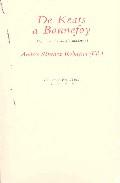 De Keats a Bonnefoy