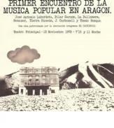 Primer encuentro de la música popular en Aragón