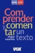 Comprender y comentar un texto