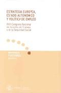 Estrategia europea, estado autonmico y poltica de empleo
