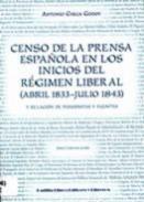 Censo de la prensa espaola editada durante el reinado de Alfonso XII (1875-1885)