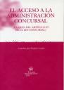 El acceso a la administracin concursal