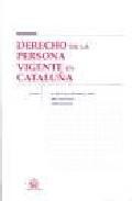 Derecho de la persona vigente en Catalua