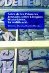 Actes de les Primeres Jornades sobre Llenges Minoritries