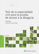 Test de la especialidad civil para la prueba de acceso a la abogaca