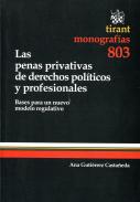 Las penas privativas de derechos polticos y profesionales