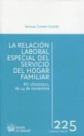 La relacin laboral especial del servicio del hogar familiar