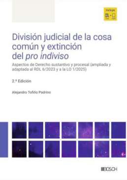 Divisin judicial de la cosa comn y extincin del pro indiviso