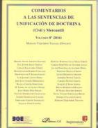 Comentarios a las sentencias de unificación de doctrina (civil y mercantil), 8