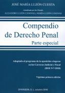 Compendio de derecho penal